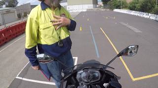 Getting P1 motorcycle licence in NSW  Motorcycle Operator Skill Test MOST [upl. by Negaet777]