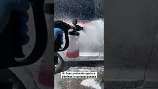 El prelavado con espuma activa es clave a la hora de los servicios carwash y detailing [upl. by Blankenship]