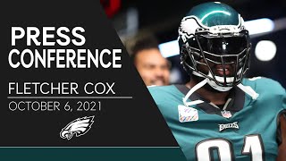 Fletcher Cox Talks Adjusting to Jonathan Gannons Scheme amp More  Eagles Press Conference [upl. by Verdha900]