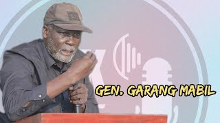 SPEECH OF LT GEN GARANG MABIL DENG AT FUNERAL PRAYERS OF GEN AMB BIOR AJANG DUOT ON 24082024 [upl. by Llertnac]