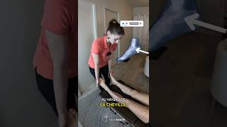 Manipulation articulaire cheville chiropracteur shorts asmr massage mobility sports shorts [upl. by Airemahs]