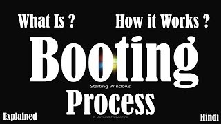 HindiWhat is Booting Process  How does computer Starts  Explained [upl. by Anilram]