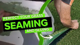 How To Seam Your Artificial Putting Green with Glue [upl. by Anna-Maria]