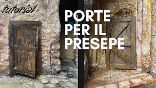 Come fare le porte per il presepe con la balza [upl. by Hpeosj720]