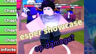 esper showcase anime defenders [upl. by Cassy]