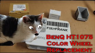 BenQ HT1075 DLP Projector Repair  Color Wheel Replacement [upl. by Eytak]