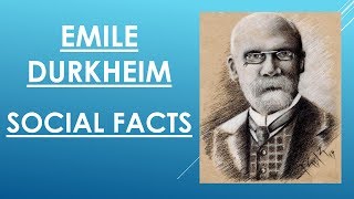 Sociology for UPSC  Durkheim  SOCIAL FACTS  Lecture 70 [upl. by Aldredge119]