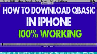 How to download Qbasicqb64 in iPhone iPad and iPod [upl. by Pachston]