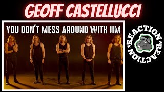 Music Reaction  YOU DONT MESS AROUND WITH JIM  Low Bass Singer Cover  Geoff Castellucci [upl. by Cockburn]