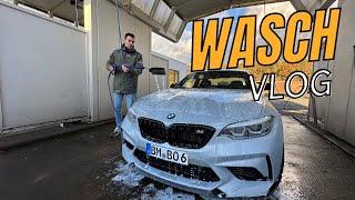 Wasch Vlog  BMW M2 Competition Waschroutine [upl. by Arratahs]