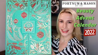 Fortnum amp Mason Beauty Advent Calendar 2022 Unboxing [upl. by Crescint]