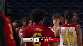 McDonalds All American Boys Scrimmage East vs West  2023326  HS Game [upl. by Lurie]