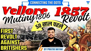 Vellore Mutiny 1806 Prelude to 1857 Revolt  Modern History UPSC  Pratik Nayak [upl. by Aihsela561]