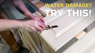 Super Easy Fix for Water Damage on MDF [upl. by Hsirap155]