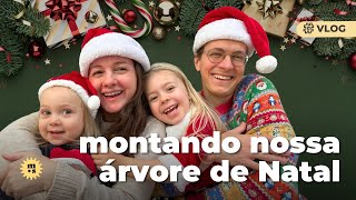 Montamos nossa árvore de Natal em família Vlog de Natal 2024 [upl. by Altman]