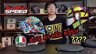 AGV K1 แตกต่าง AGV K3SV  ตรงไหนบ้าง [upl. by Lefton]