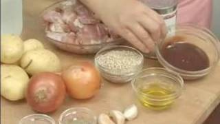 Cooking Traditional Kosher Dishes  Ingredients For Cooking Cholent [upl. by Llaccm]