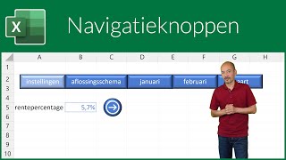 Navigatieknoppen in Excel [upl. by Curren]