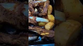 Lamb Ribs Slow Cooked With Potatoes for Tasty and Delicious Home Cooked Food food ribs desi uk [upl. by Forsyth]