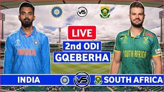 India vs South Africa 2nd ODI Live  IND vs SA 2nd ODI Live Scores amp Commentary [upl. by Queri]