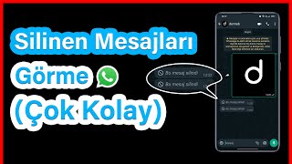 WhatsApp Silinen Mesajları Görme  En Güncel Yöntem [upl. by Marte951]