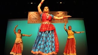 Ganesh Vandana  Classical Kathak Dance at Sanjh 2014 [upl. by Moguel]