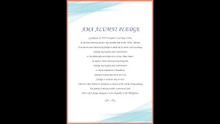 AMA Alumni Pledge [upl. by Paco]