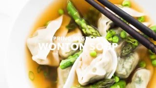 Spring Vegetable Wonton Soup [upl. by Rosabelle838]