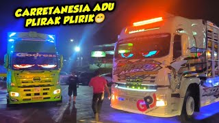 ADU PLIRAK PLIRIK😁‼️CARRETA INDONESIA BREWOG AUDIO DKK DI REST AREA TOL CIPALI [upl. by Nepsa]