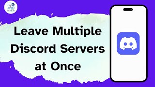 How to Leave Multiple Discord Servers at Once [upl. by Ttenrag]