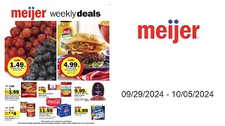 Meijer Weekly Ad US  09292024  10052024 [upl. by Ylehsa]