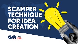 SCAMPER TECHNIQUE FOR IDEA CREATION [upl. by Mieka]