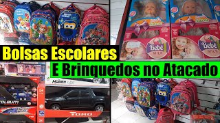 FEIRA DA SULANCA DE CARUARU  BOLSA ESCOLAR MATERIAL ESCOLAR E BRINQUEDO NO ATACADO APARTIR R250 [upl. by Tasia]