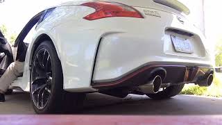 370Z Nismo Brutal Cold Start AAM Midpipemuffler deleteART pipes [upl. by Jea]