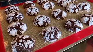 The BEST Chocolate Crinkle Cookies [upl. by Lee]