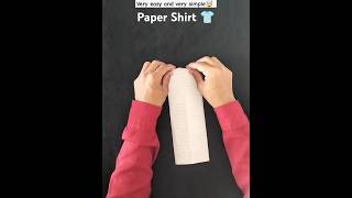 How to Make Paper Shirt  Only For You 😉 foryou papershirt shirt art shorts [upl. by Kimmel750]