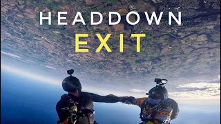 I Tried an Awesome 3 Way Headdown Freefly Skydive Exit Into a SITFLY at Sky High Skydiving [upl. by Hsirap]