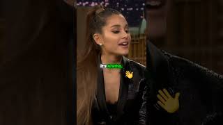 Ariana Grande at Jimmy showThe Hilarious Misunderstanding with Aretha Franklin [upl. by Fredra418]