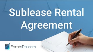 Sublease Rental Agreement  GUIDE [upl. by Anirehtac]