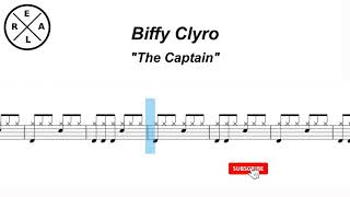 The Captain  Biffy Clyro DrumScore [upl. by Mada257]