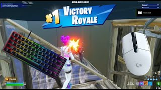 Razer x Fortnite 1v1 Piece Control Chill😴 Keyboard amp Mouse ASMR [upl. by Nottage]