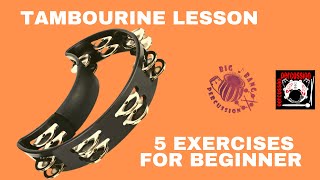 1 HOW TO PLAY TAMBOURINE  5 EXERCISES FOR BEGINNERS [upl. by Rutra]