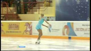 Makarova Ksenia Short program Russian Championship of Figure Skating 2012 [upl. by Ihskaneem]