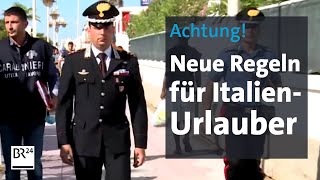 Achtung Neue Regeln für ItalienUrlauber  BR24 [upl. by Ahsekam258]