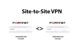 Fortigate to Fortigate Site to Site VPN  fortigate ipsec vpn site to site [upl. by Arocahs629]