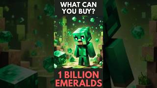 What 1 BILLION EMERALDS Can Get You In Minecraft shorts [upl. by Rod]