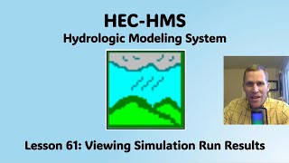 HEC HMS Lesson 61  Viewing Simulation Run Results [upl. by Ellocin]