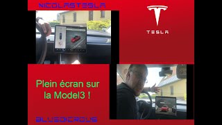 Comment utiliser le plein écran sur la Tesla Model3 [upl. by Esme]