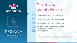 4 Metabolizm  Kurs maturalny z biologii  demo kursu XXL [upl. by Zobkiw722]