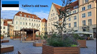 Tallinn Old Town is the oldest part of Tallinn the capital of Estonia 4K Part 1 [upl. by Ahcire]